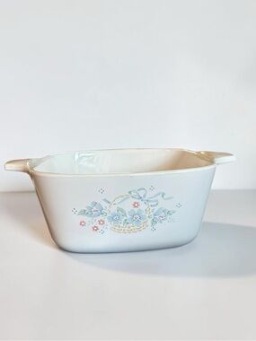 Vintage Corning Ware Blue Ribbon P-43-B 700ml Casserole Dish